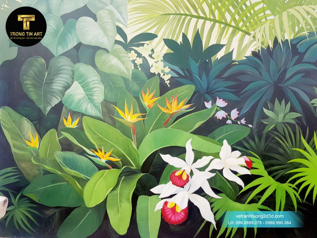 VẼ TRANH TƯỜNG 3D MỸ THUẬT TRỌNG TÍN ART