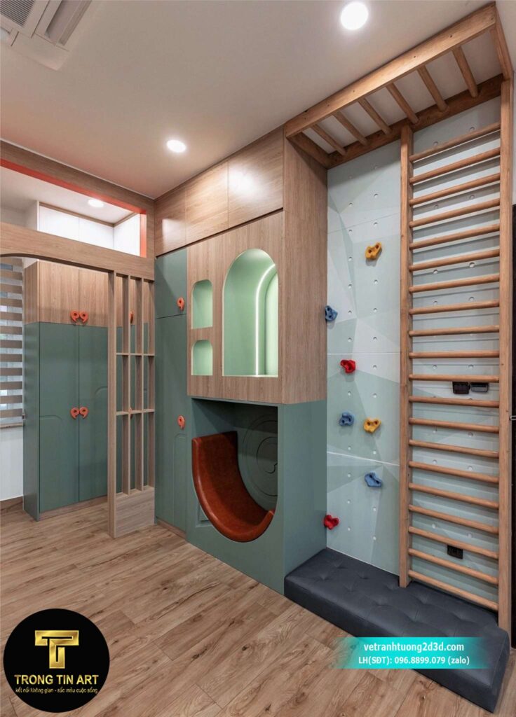VẼ TRANH TƯỜNG 3D MỸ THUẬT TRỌNG TÍN ART
