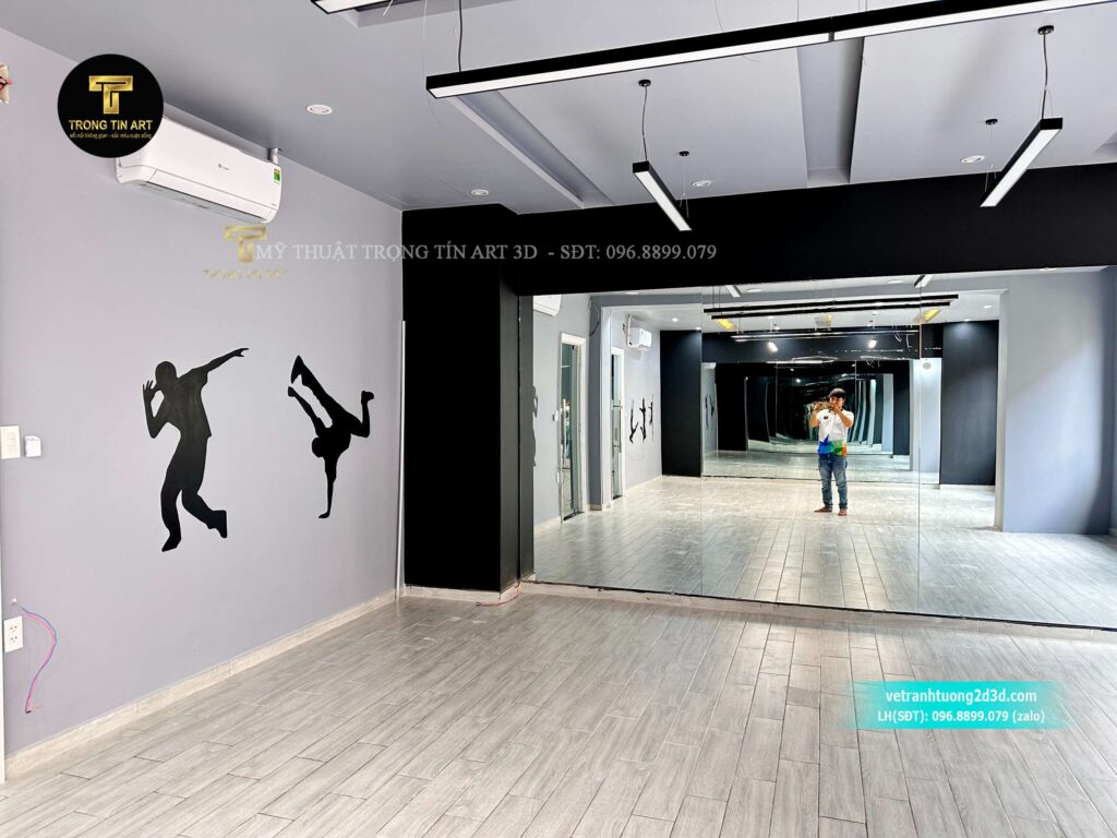 VẼ TRANH TƯỜNG 3D MỸ THUẬT TRỌNG TÍN ART