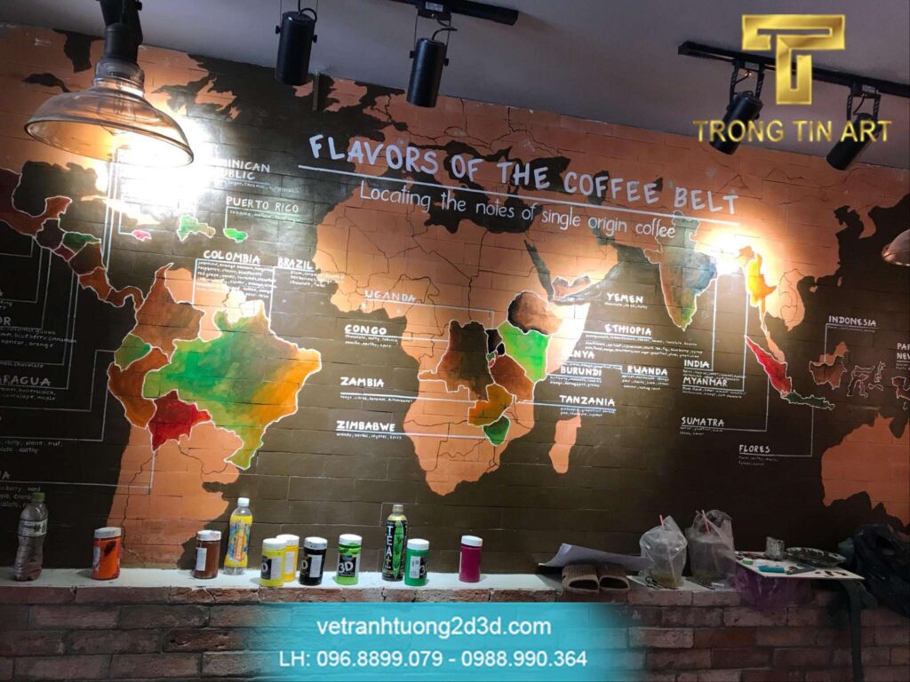 VẼ TRANH TƯỜNG 3D MỸ THUẬT TRỌNG TÍN ART