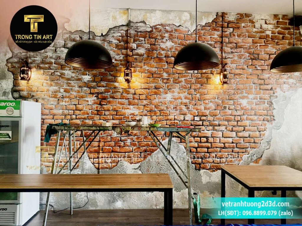 VẼ TRANH TƯỜNG 3D MỸ THUẬT TRỌNG TÍN ART