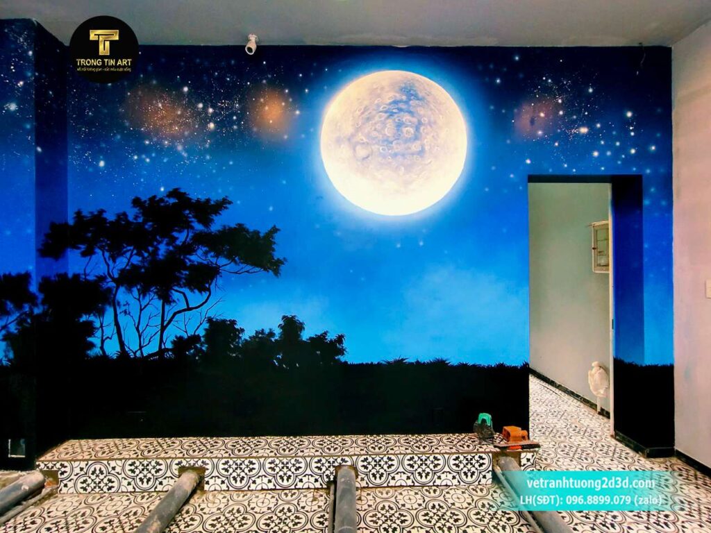 VẼ TRANH TƯỜNG 3D MỸ THUẬT TRỌNG TÍN ART