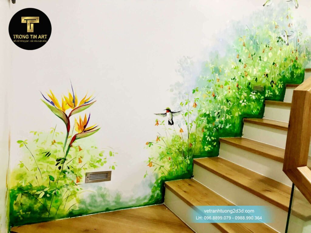 VẼ TRANH TƯỜNG 3D MỸ THUẬT TRỌNG TÍN ART