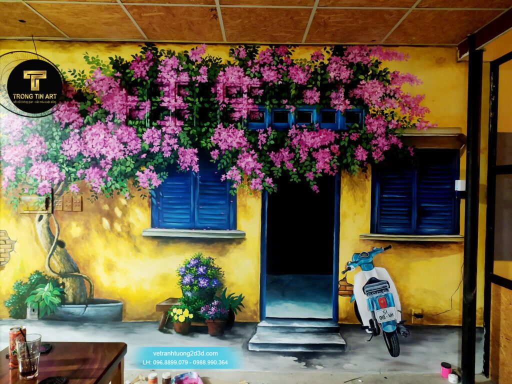 VẼ TRANH TƯỜNG 3D MỸ THUẬT TRỌNG TÍN ART