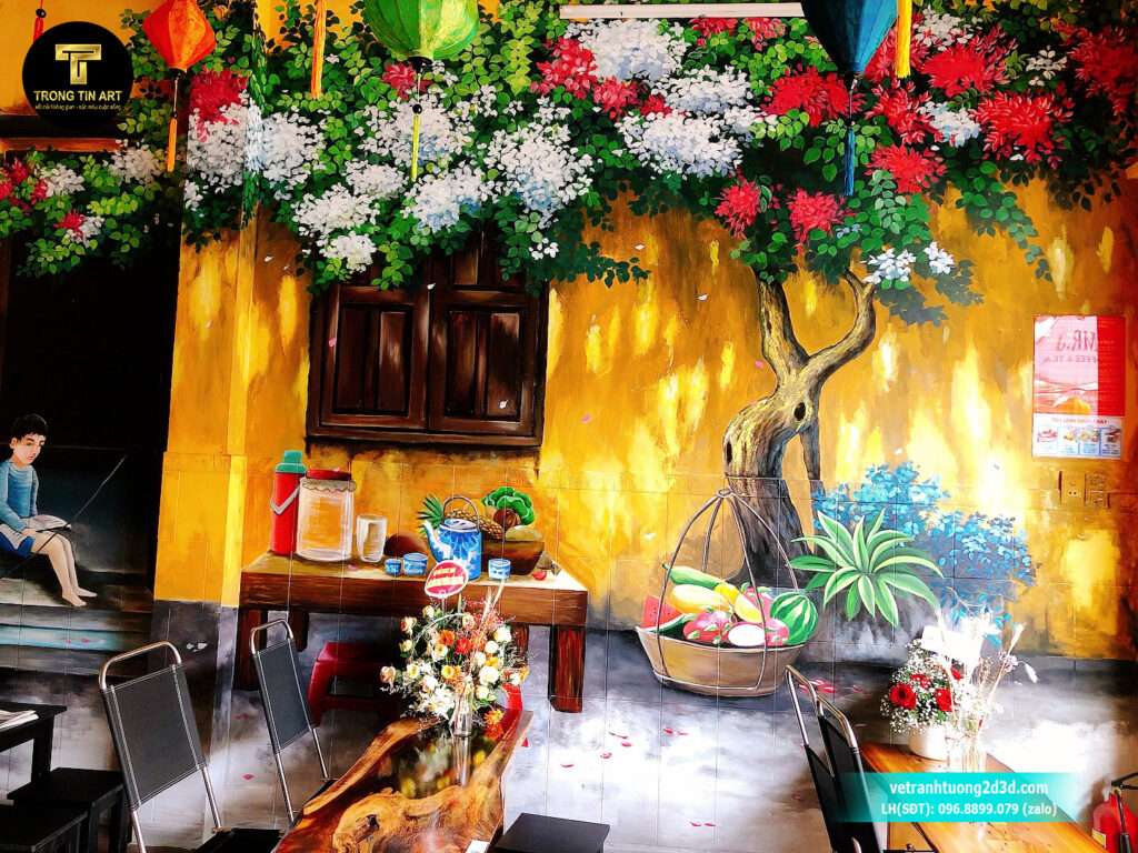 VẼ TRANH TƯỜNG 3D MỸ THUẬT TRỌNG TÍN ART