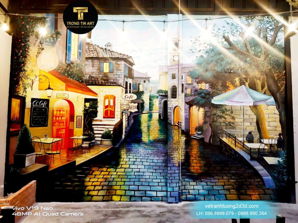 VẼ TRANH TƯỜNG 3D MỸ THUẬT TRỌNG TÍN ART