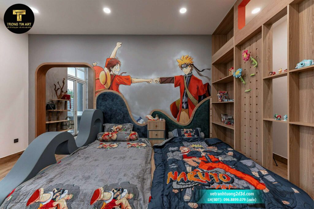 VẼ TRANH TƯỜNG 3D MỸ THUẬT TRỌNG TÍN ART