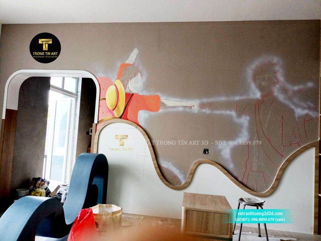 VẼ TRANH TƯỜNG 3D MỸ THUẬT TRỌNG TÍN ART