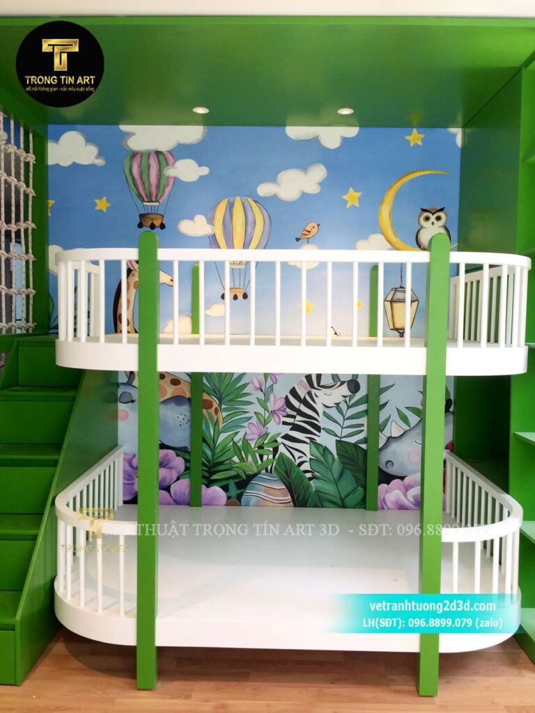 VẼ TRANH TƯỜNG 3D MỸ THUẬT TRỌNG TÍN ART