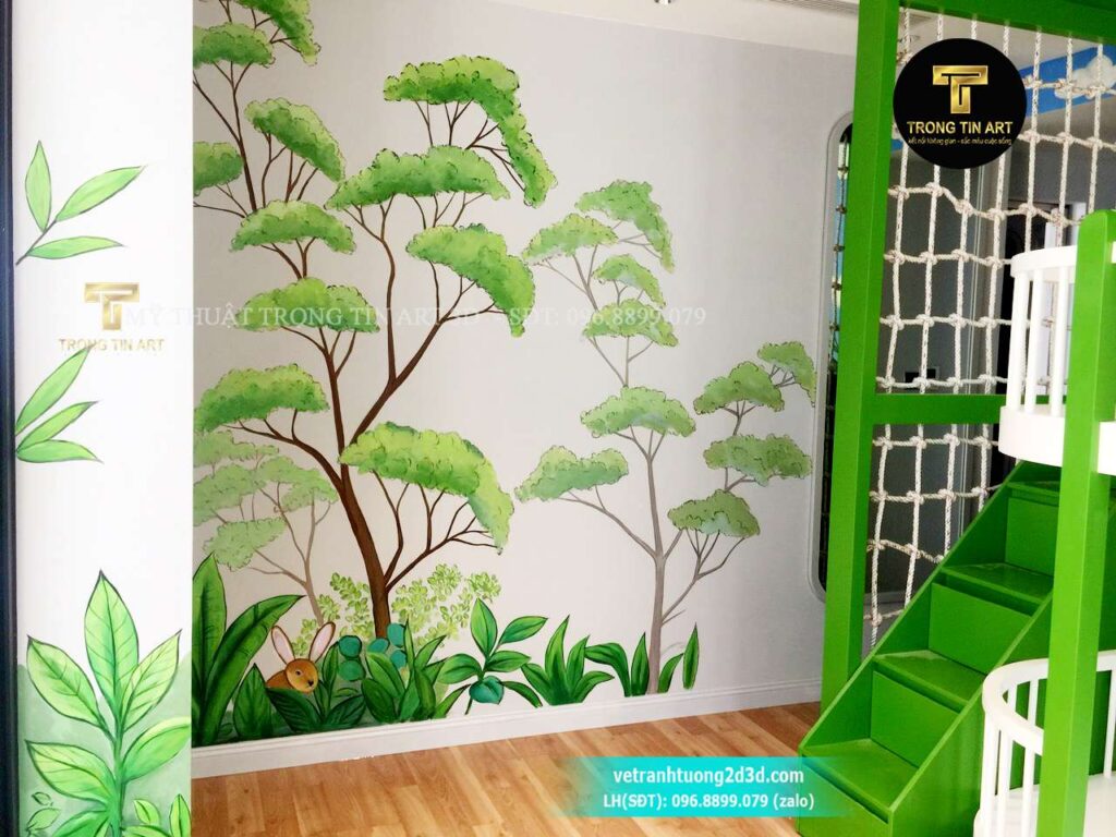 VẼ TRANH TƯỜNG 3D MỸ THUẬT TRỌNG TÍN ART