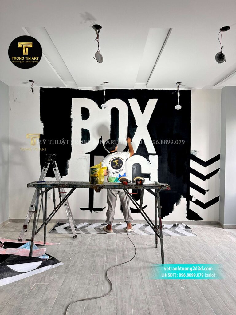 VẼ TRANH TƯỜNG 3D MỸ THUẬT TRỌNG TÍN ART