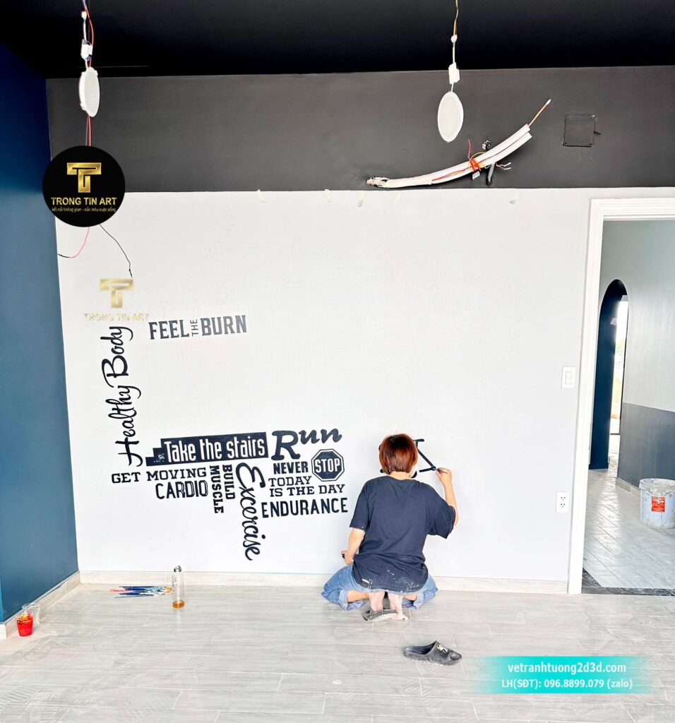 VẼ TRANH TƯỜNG 3D MỸ THUẬT TRỌNG TÍN ART
