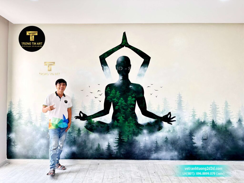 VẼ TRANH TƯỜNG 3D MỸ THUẬT TRỌNG TÍN ART
