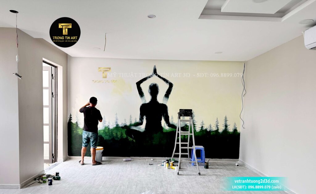 VẼ TRANH TƯỜNG 3D MỸ THUẬT TRỌNG TÍN ART