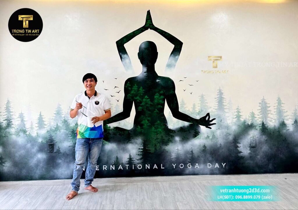 VẼ TRANH TƯỜNG 3D MỸ THUẬT TRỌNG TÍN ART