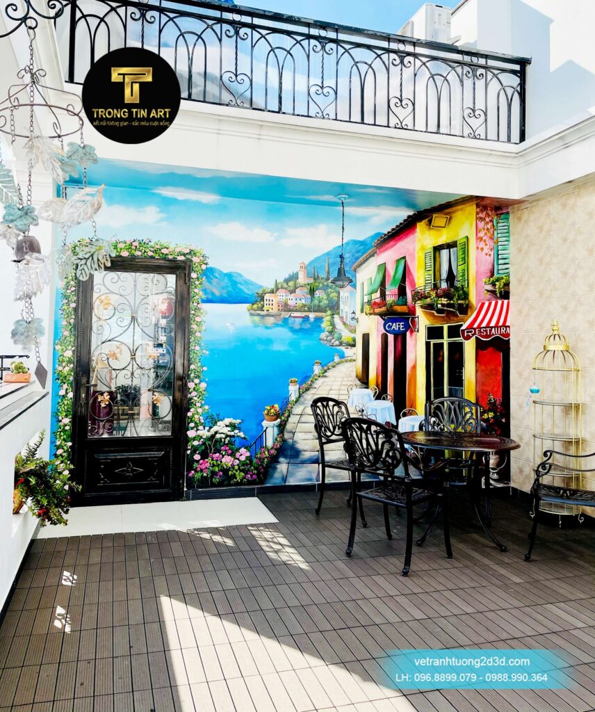 VẼ TRANH TƯỜNG 3D MỸ THUẬT TRỌNG TÍN ART