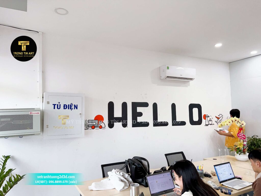 VẼ TRANH TƯỜNG 3D MỸ THUẬT TRỌNG TÍN ART