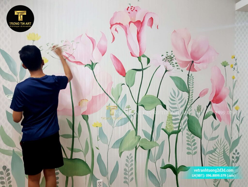 VẼ TRANH TƯỜNG 3D MỸ THUẬT TRỌNG TÍN ART