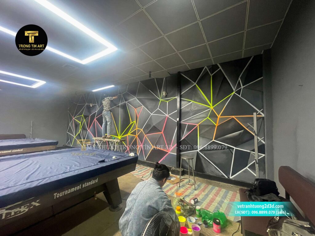 VẼ TRANH TƯỜNG 3D MỸ THUẬT TRỌNG TÍN ART