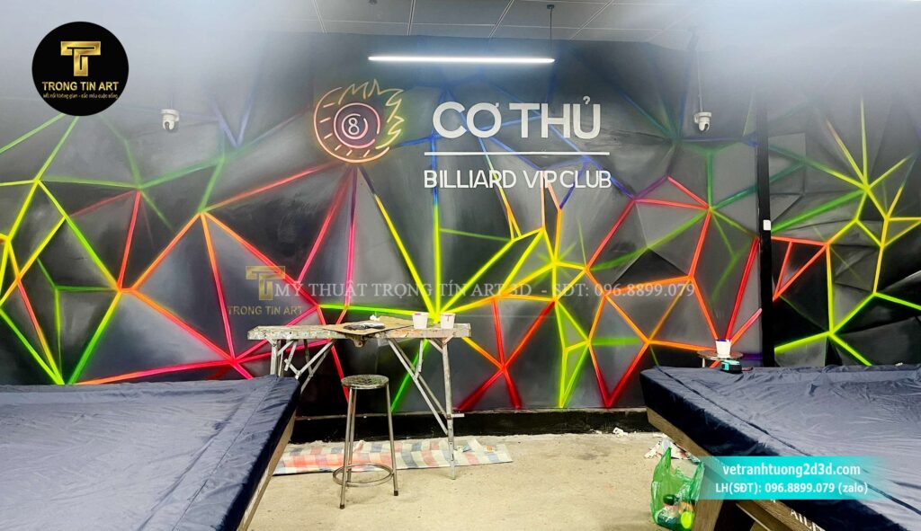 VẼ TRANH TƯỜNG 3D MỸ THUẬT TRỌNG TÍN ART