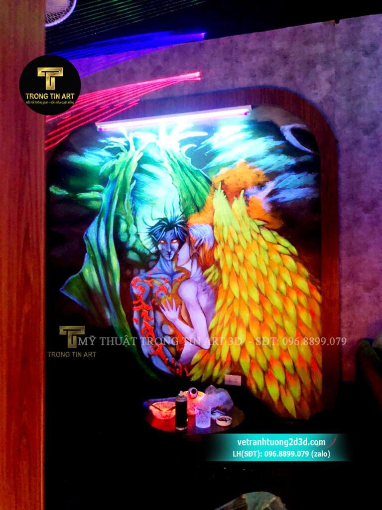 VẼ TRANH TƯỜNG 3D MỸ THUẬT TRỌNG TÍN ART