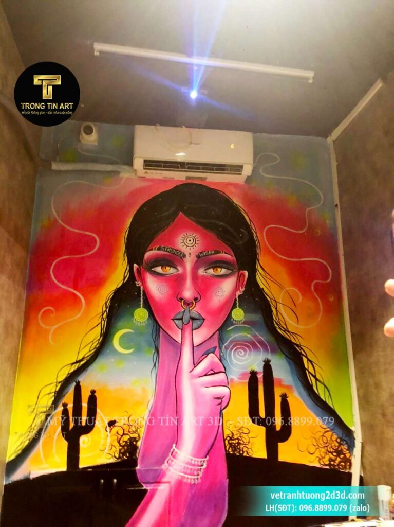 VẼ TRANH TƯỜNG 3D MỸ THUẬT TRỌNG TÍN ART