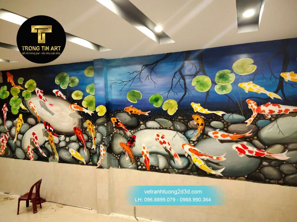 VẼ TRANH TƯỜNG 3D MỸ THUẬT TRỌNG TÍN ART