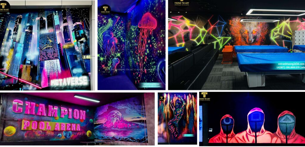 VẼ TRANH TƯỜNG 3D MỸ THUẬT TRỌNG TÍN ART