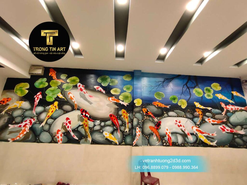 VẼ TRANH TƯỜNG 3D MỸ THUẬT TRỌNG TÍN ART