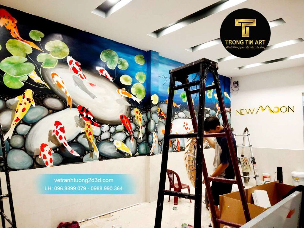 VẼ TRANH TƯỜNG 3D MỸ THUẬT TRỌNG TÍN ART