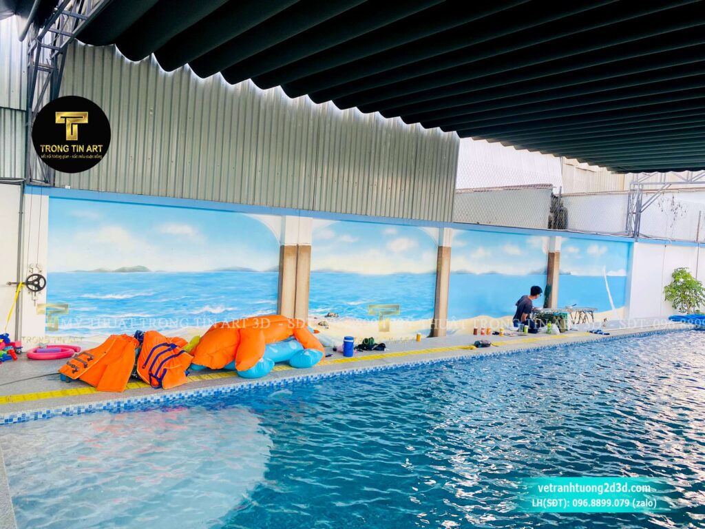 VẼ TRANH TƯỜNG 3D MỸ THUẬT TRỌNG TÍN ART