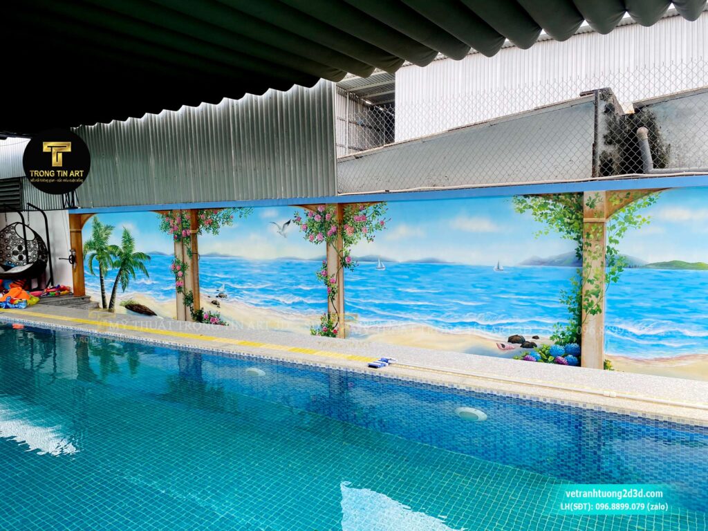 VẼ TRANH TƯỜNG 3D MỸ THUẬT TRỌNG TÍN ART