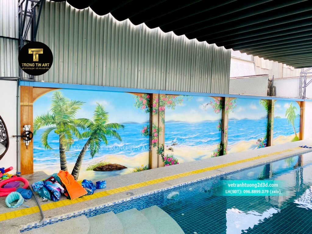 VẼ TRANH TƯỜNG 3D MỸ THUẬT TRỌNG TÍN ART