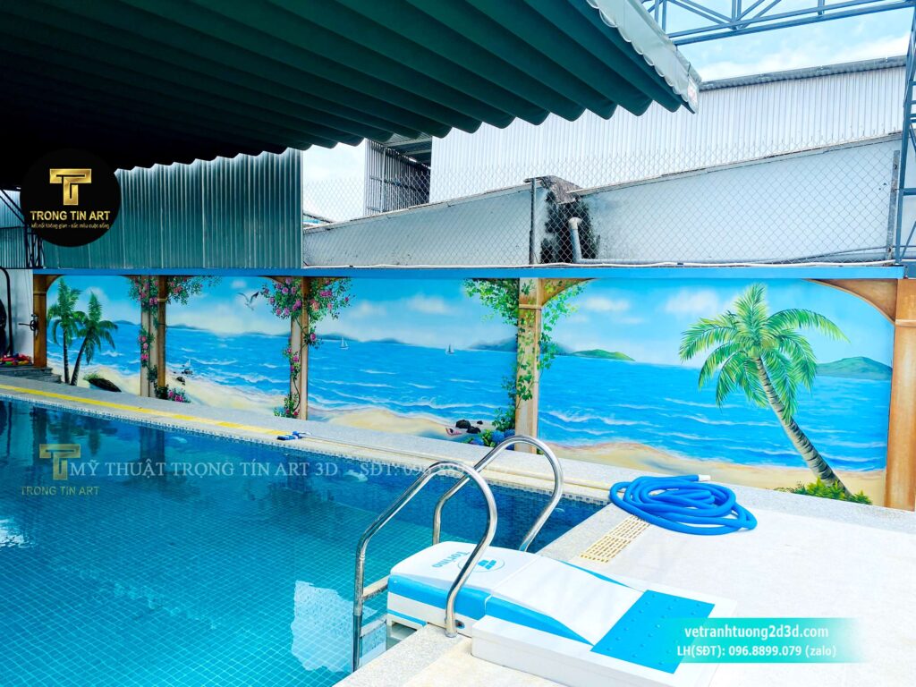 VẼ TRANH TƯỜNG 3D MỸ THUẬT TRỌNG TÍN ART