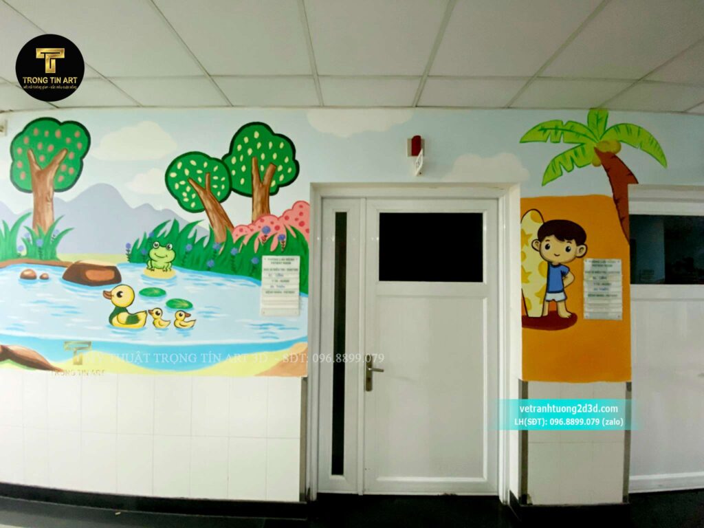 VẼ TRANH TƯỜNG 3D MỸ THUẬT TRỌNG TÍN ART