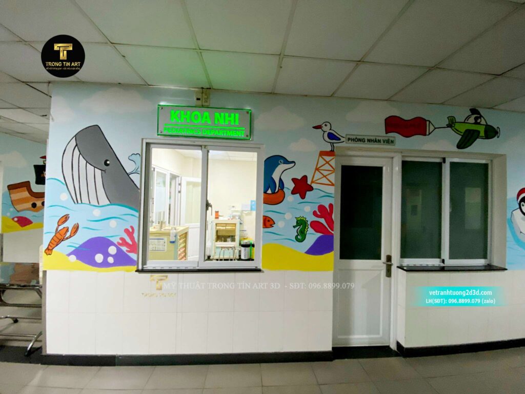 VẼ TRANH TƯỜNG 3D MỸ THUẬT TRỌNG TÍN ART