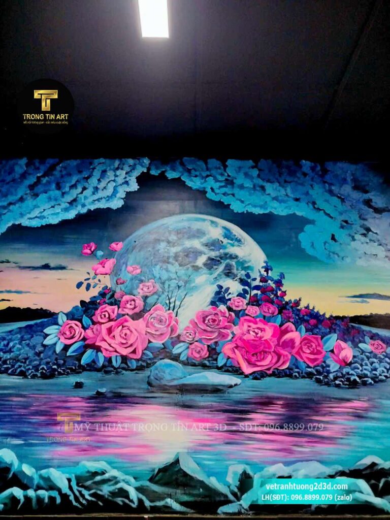 VẼ TRANH TƯỜNG 3D MỸ THUẬT TRỌNG TÍN ART