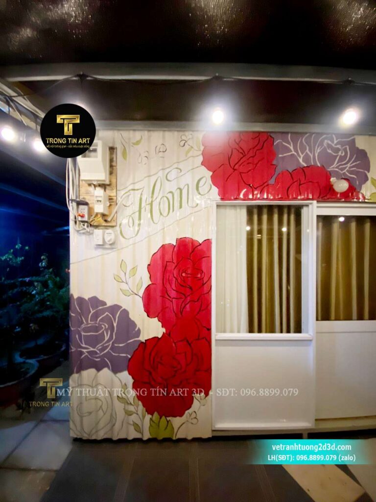 VẼ TRANH TƯỜNG 3D MỸ THUẬT TRỌNG TÍN ART