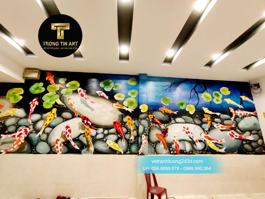 VẼ TRANH TƯỜNG 3D MỸ THUẬT TRỌNG TÍN ART