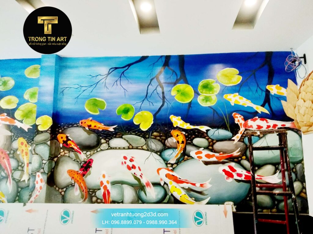 VẼ TRANH TƯỜNG 3D MỸ THUẬT TRỌNG TÍN ART