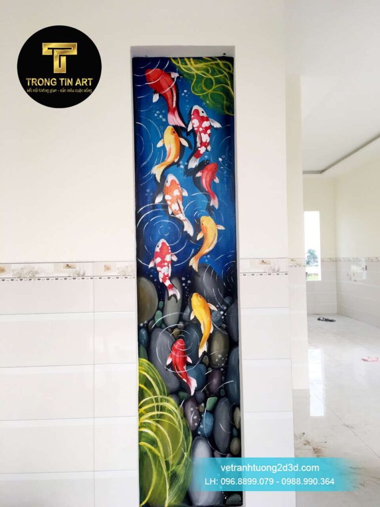 VẼ TRANH TƯỜNG 3D MỸ THUẬT TRỌNG TÍN ART