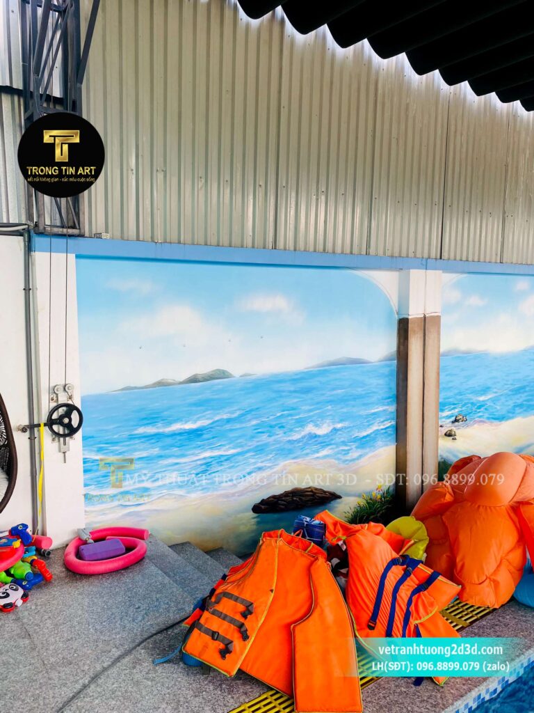 VẼ TRANH TƯỜNG 3D MỸ THUẬT TRỌNG TÍN ART