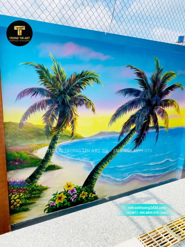 VẼ TRANH TƯỜNG 3D MỸ THUẬT TRỌNG TÍN ART