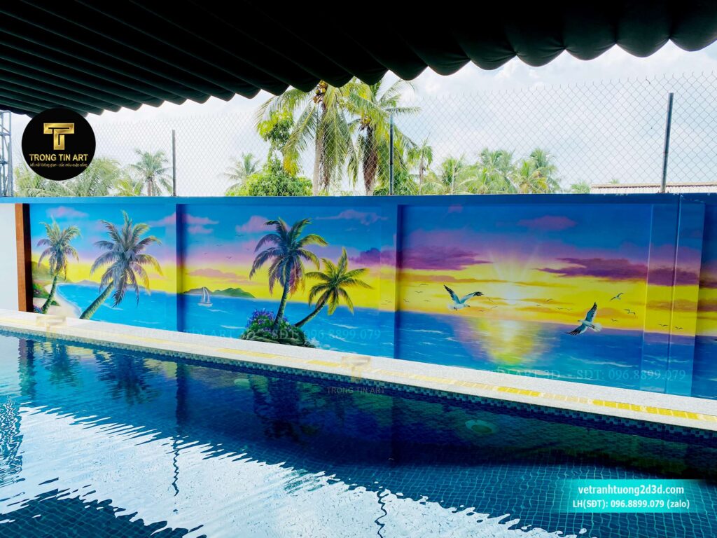 VẼ TRANH TƯỜNG 3D MỸ THUẬT TRỌNG TÍN ART