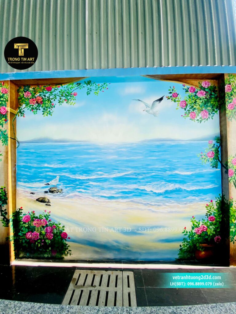 VẼ TRANH TƯỜNG 3D MỸ THUẬT TRỌNG TÍN ART