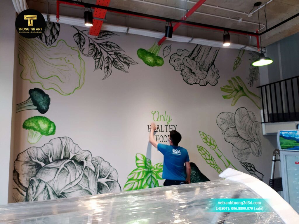VẼ TRANH TƯỜNG 3D MỸ THUẬT TRỌNG TÍN ART