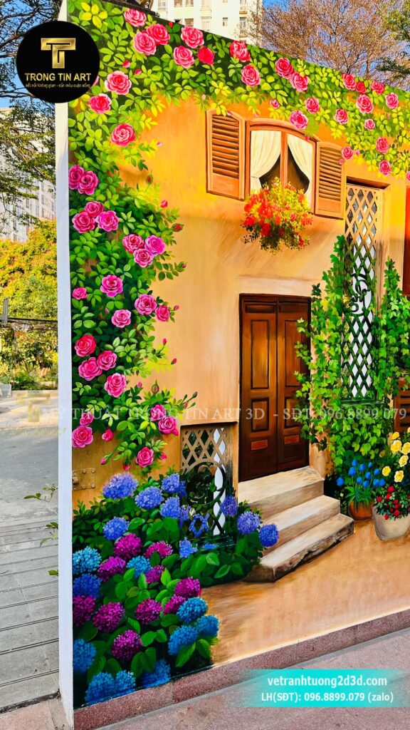 VẼ TRANH TƯỜNG 3D MỸ THUẬT TRỌNG TÍN ART