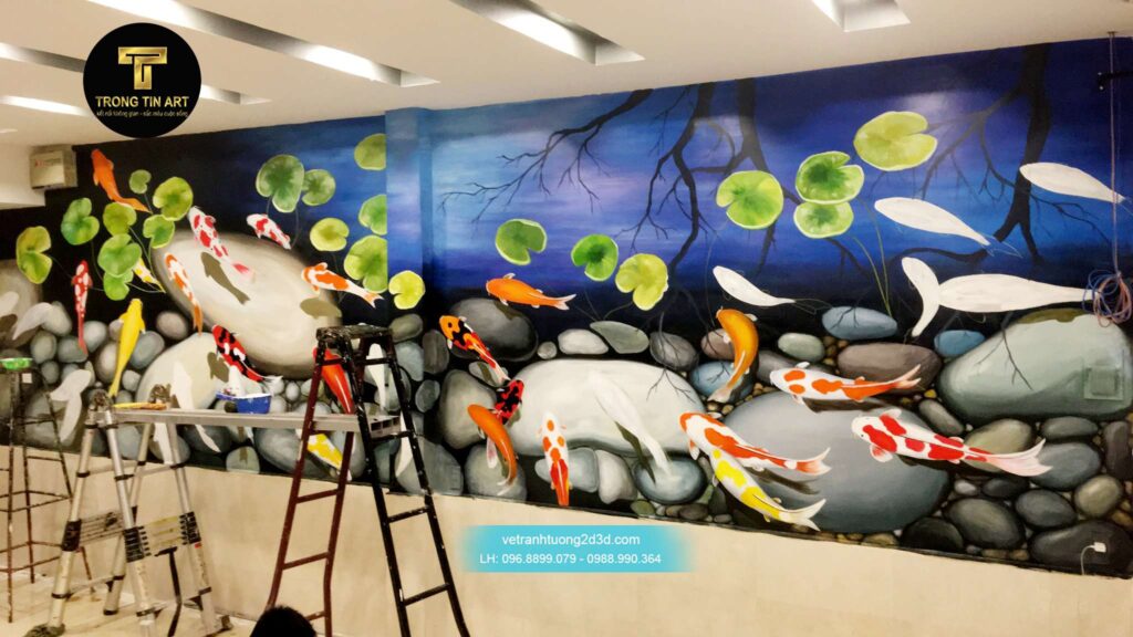 VẼ TRANH TƯỜNG 3D MỸ THUẬT TRỌNG TÍN ART