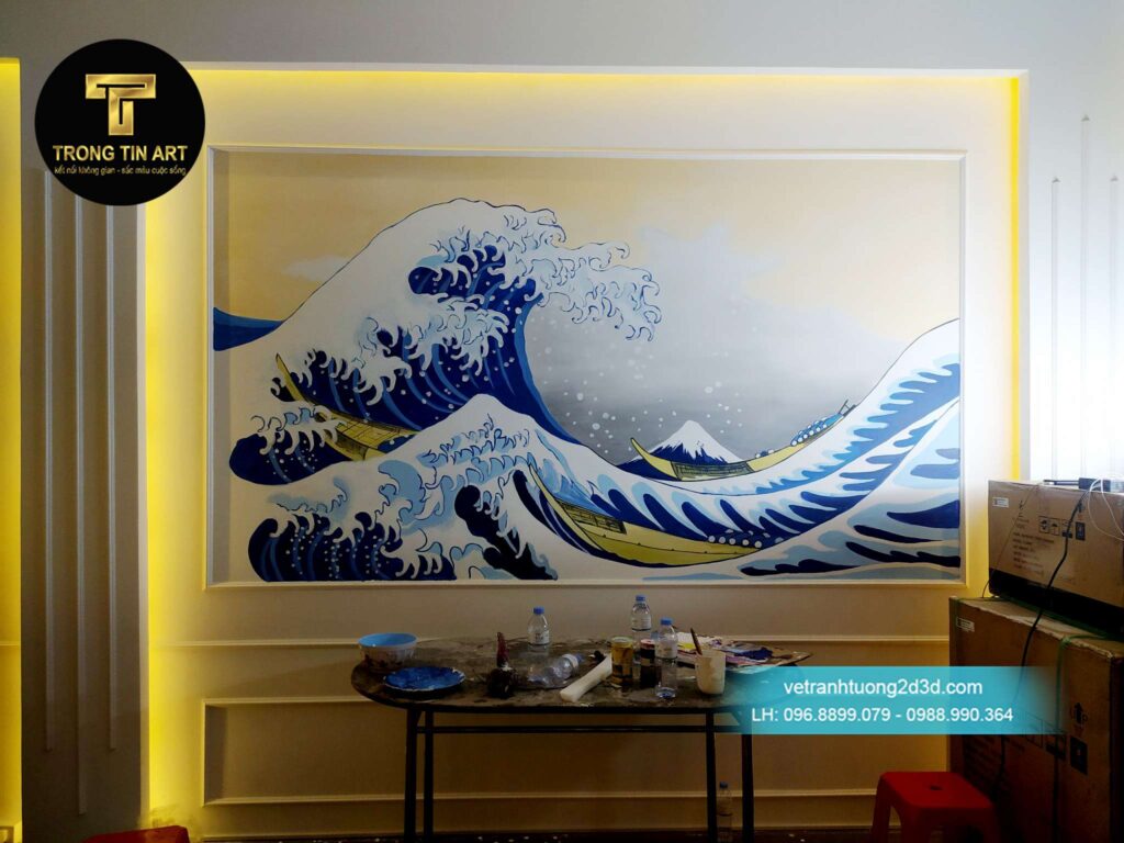 VẼ TRANH TƯỜNG 3D MỸ THUẬT TRỌNG TÍN ART