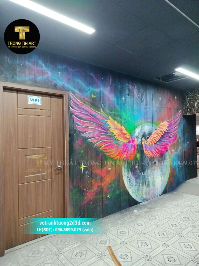 VẼ TRANH TƯỜNG 3D MỸ THUẬT TRỌNG TÍN ART